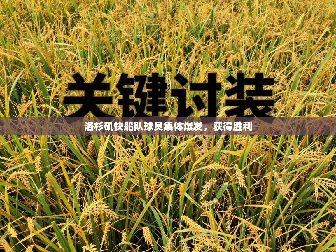 洛杉矶快船队球员集体爆发，获得胜利  第2张